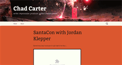 Desktop Screenshot of chadcarter.com